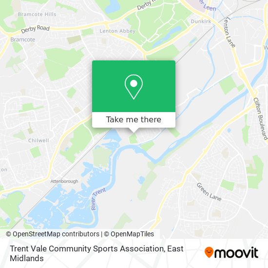 Trent Vale Community Sports Association map
