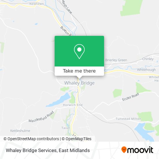 Whaley Bridge Services map