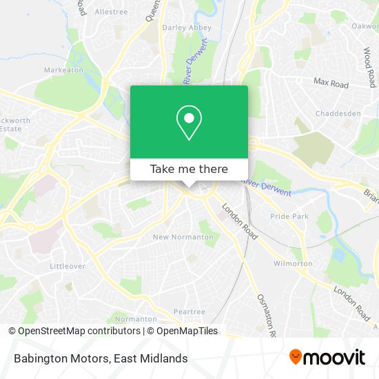 Babington Motors map