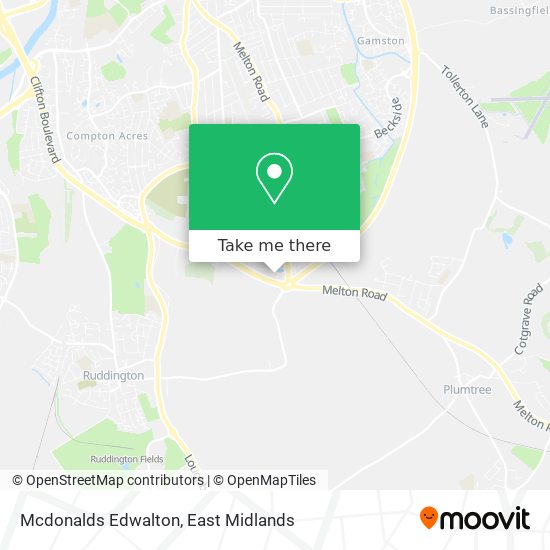 Mcdonalds Edwalton map
