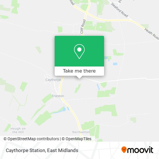 Caythorpe Station map