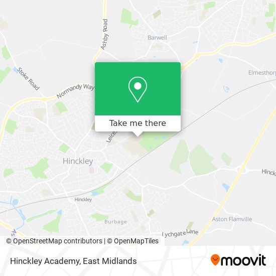 Hinckley Academy map