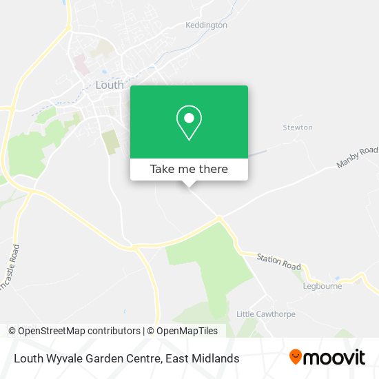 Louth Wyvale Garden Centre map