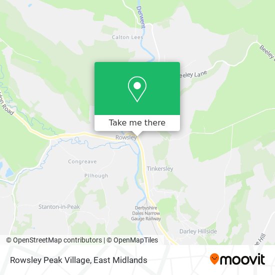 Rowsley Peak Village map