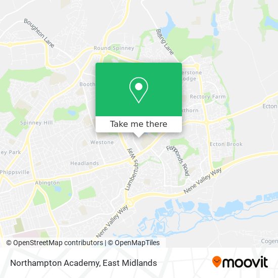 Northampton Academy map