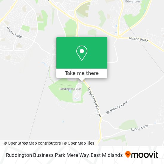 Ruddington Business Park Mere Way map