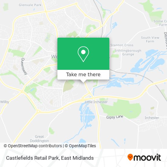 Castlefields Retail Park map