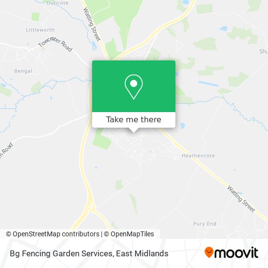 Bg Fencing Garden Services map