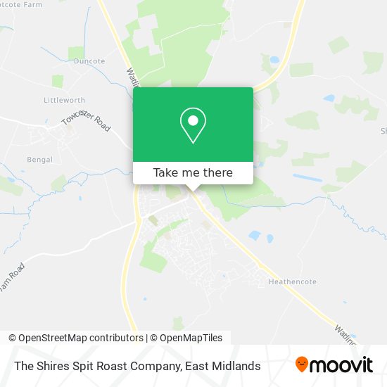 The Shires Spit Roast Company map