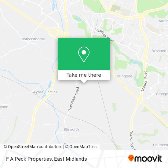 F A Peck Properties map