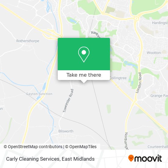 Carly Cleaning Services map
