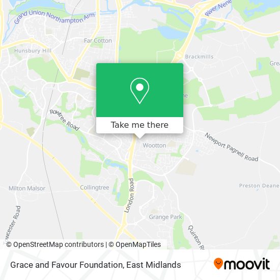 Grace and Favour Foundation map