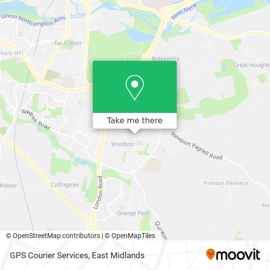 GPS Courier Services map