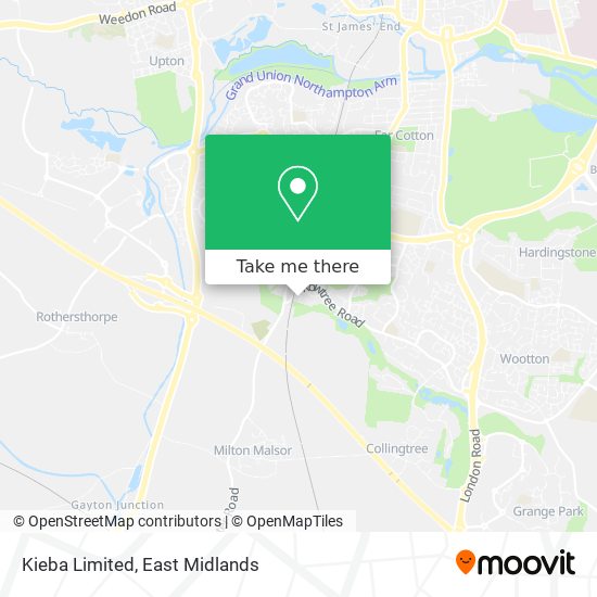 Kieba Limited map