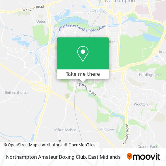 Northampton Amateur Boxing Club map