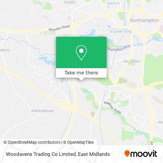 Woodavens Trading Co Limited map