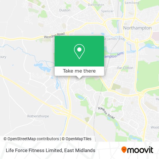 Life Force Fitness Limited map