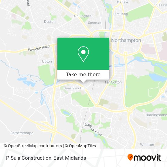 P Sula Construction map