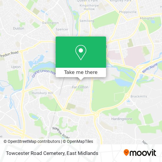 Towcester Road Cemetery map
