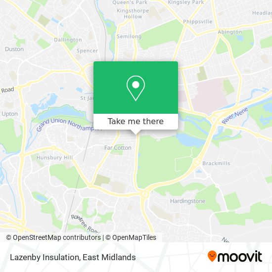Lazenby Insulation map