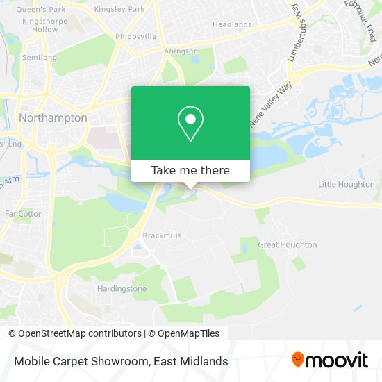 Mobile Carpet Showroom map