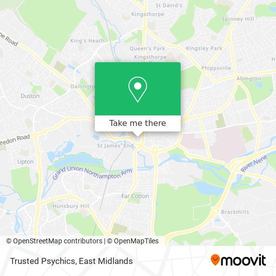 Trusted Psychics map
