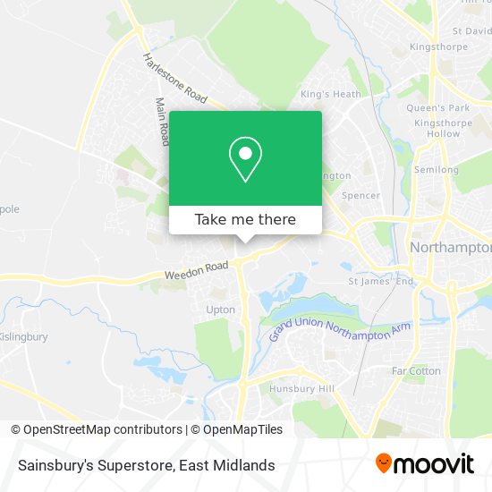 Sainsbury's Superstore map