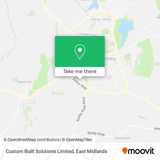 Custom Built Solutions Limited map