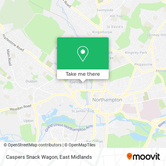 Caspers Snack Wagon map