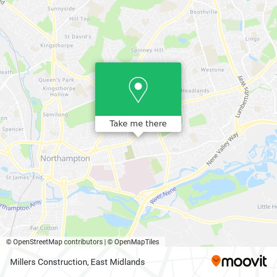 Millers Construction map