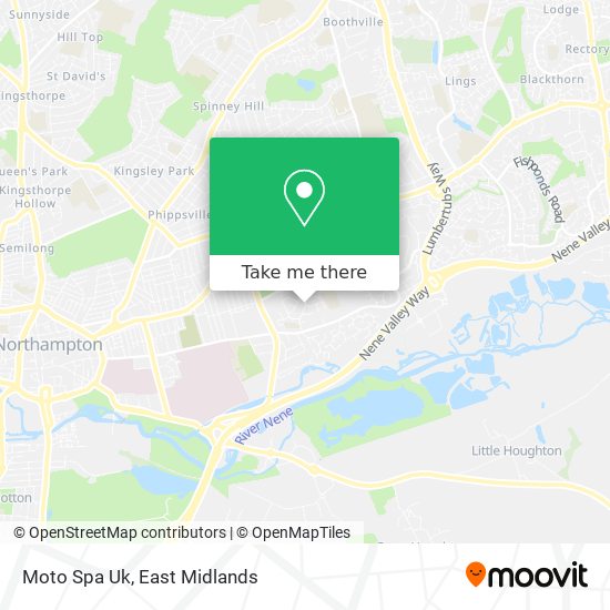 Moto Spa Uk map