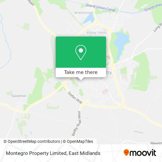 Montegro Property Limited map