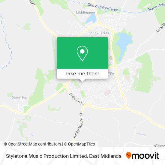 Styletone Music Production Limited map