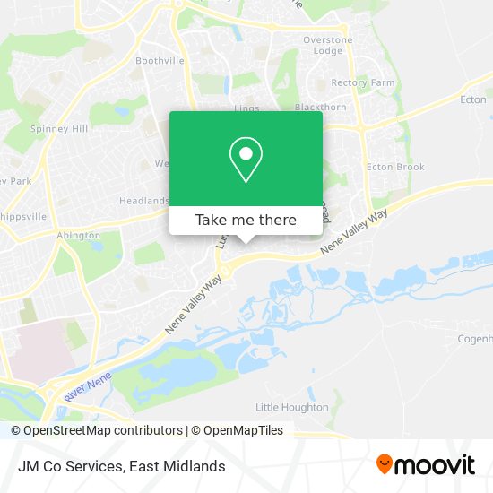 JM Co Services map