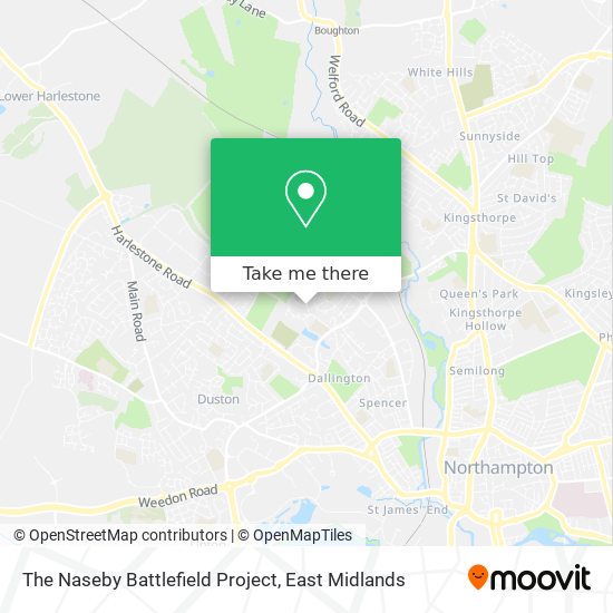 The Naseby Battlefield Project map