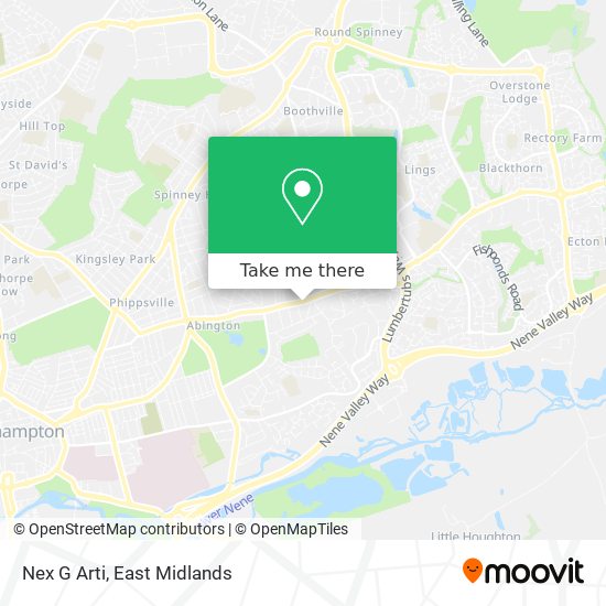 Nex G Arti map