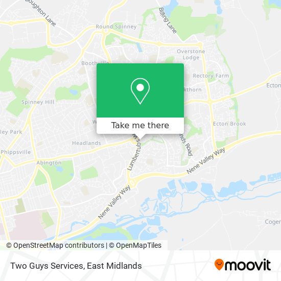 Two Guys Services map