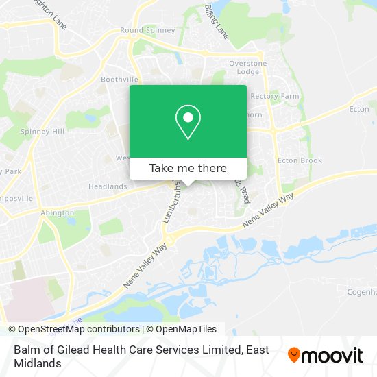 Balm of Gilead Health Care Services Limited map