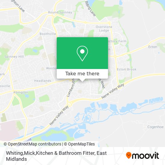 Whiting,Mick,Kitchen & Bathroom Fitter map