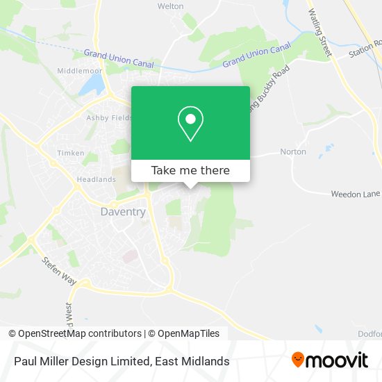 Paul Miller Design Limited map