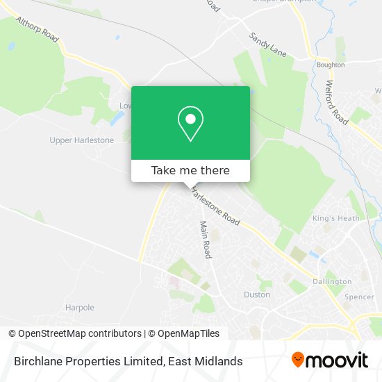 Birchlane Properties Limited map