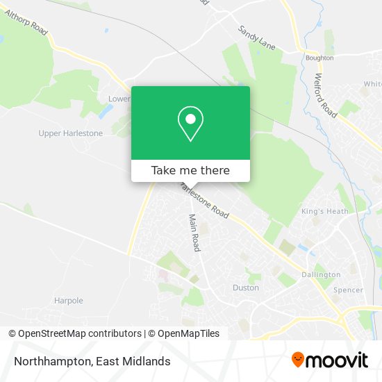 Northhampton map