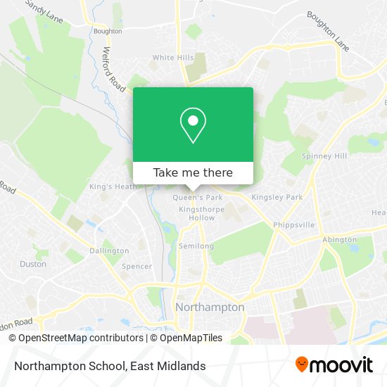 Northampton School map