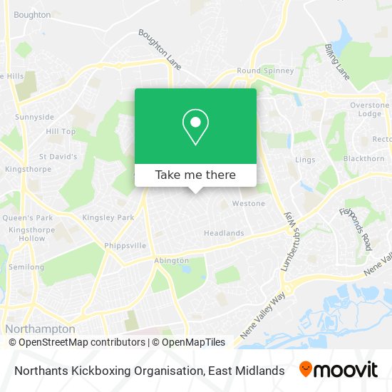 Northants Kickboxing Organisation map