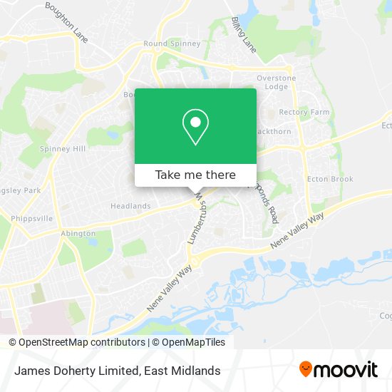 James Doherty Limited map