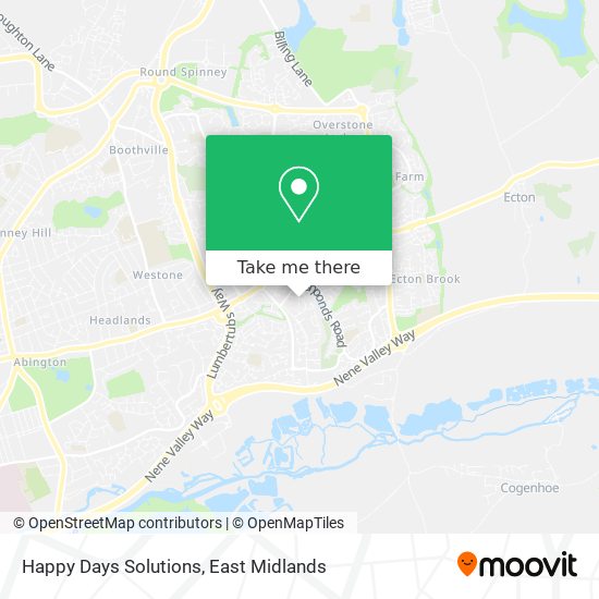 Happy Days Solutions map
