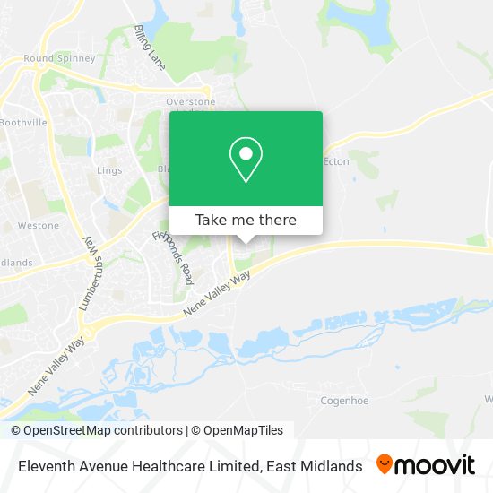 Eleventh Avenue Healthcare Limited map