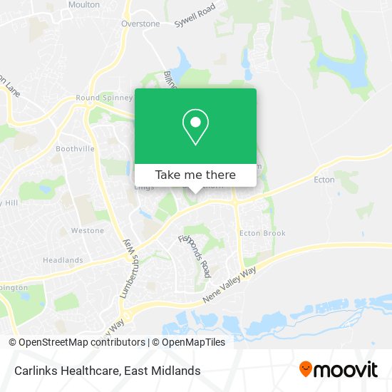 Carlinks Healthcare map