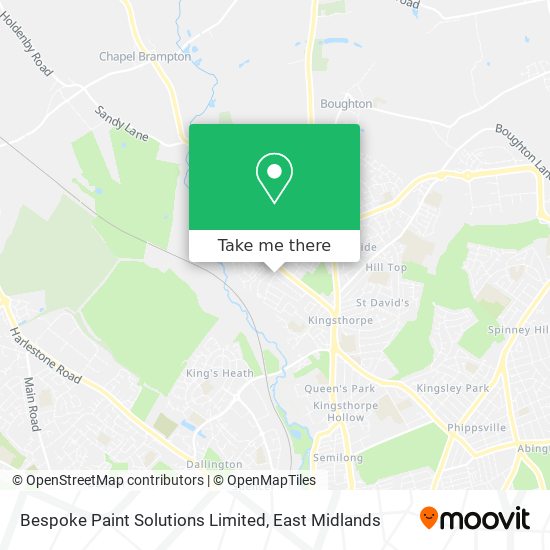 Bespoke Paint Solutions Limited map