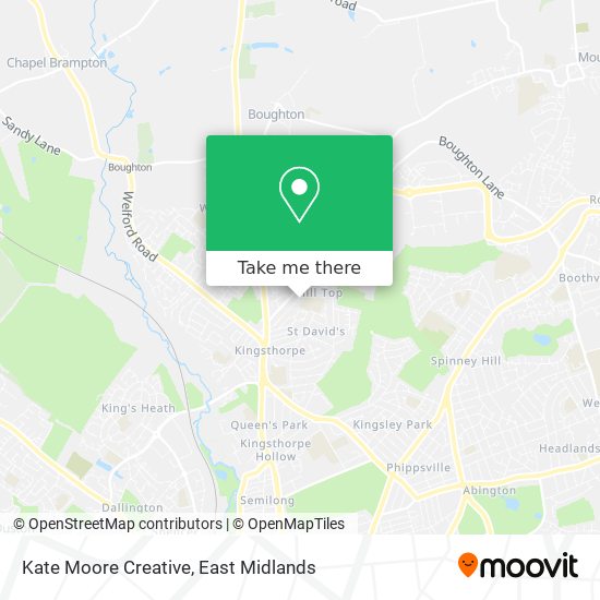 Kate Moore Creative map